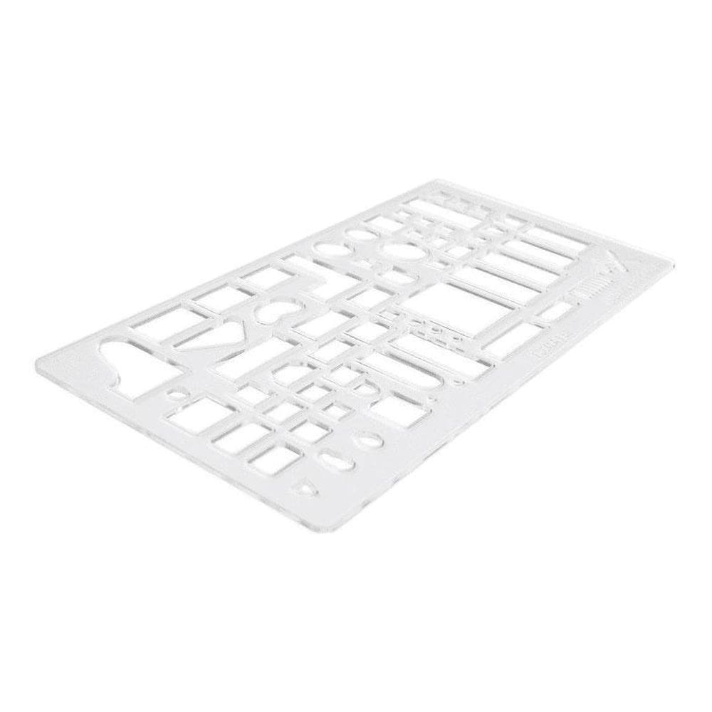 Gabarito De Móveis Mod. A-1 Em Acrílico 2Mm - Fenix