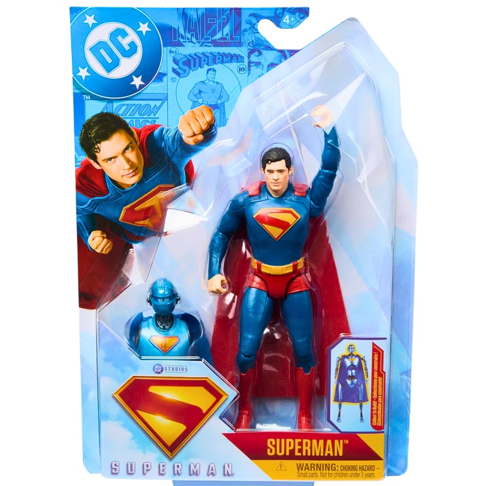 Figura de Ação Superman O Filme Boneco Articulado 15cm Sunny