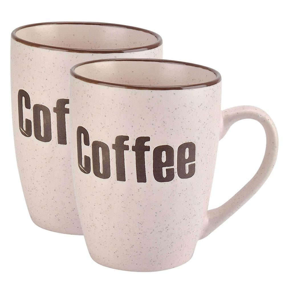 Kit 2 Xícaras Coffee Frappe Porcelana 340Ml