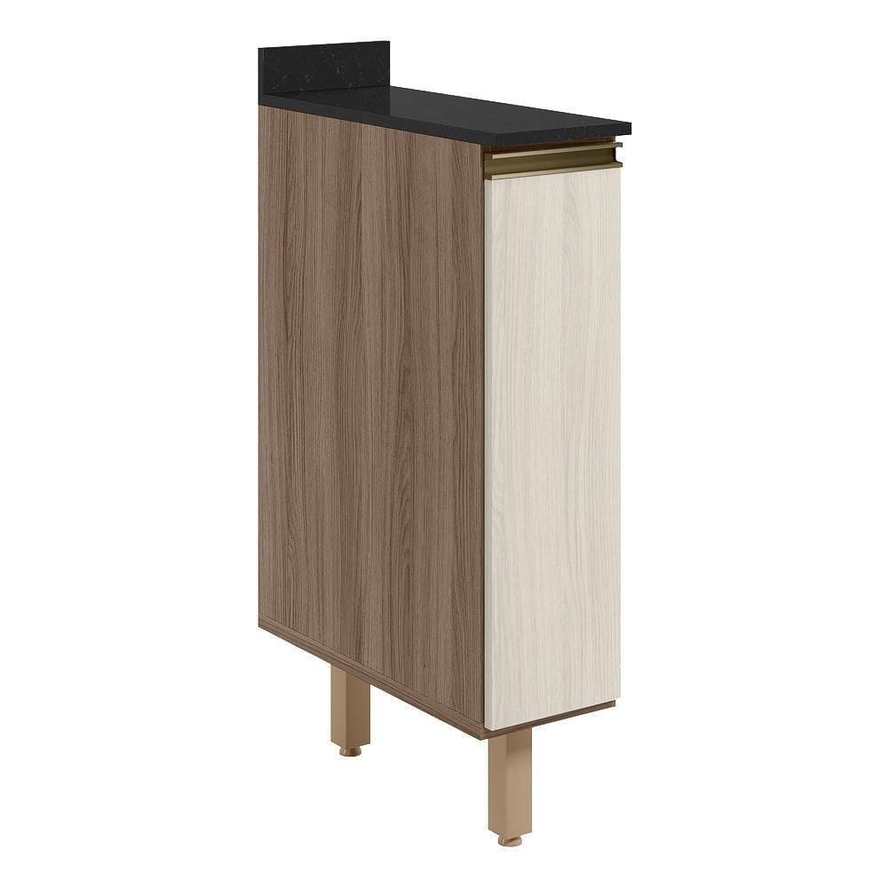 Balcao Com Tampo 1 Porta 20cm Mdf 16796 Carvalho Toq Nicioli