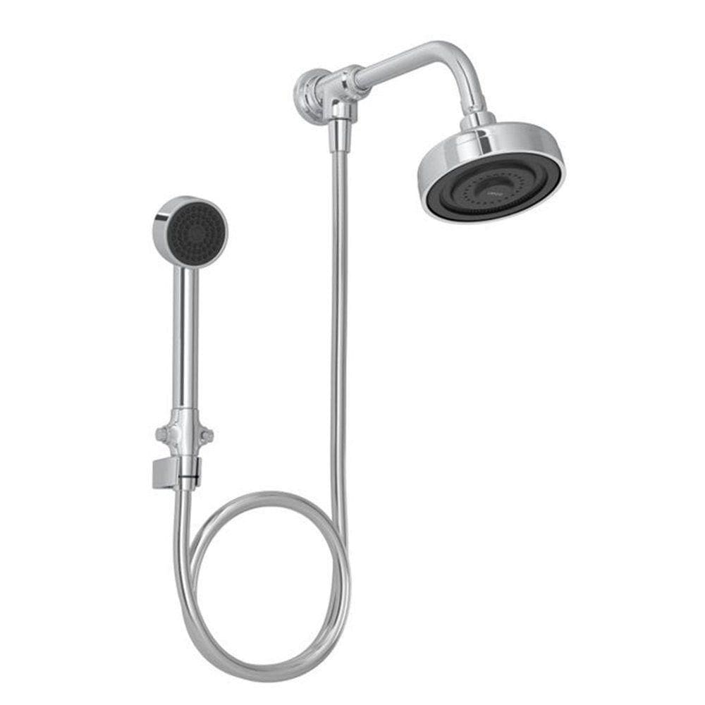 Chuveiro Deca Acqua Plus 1990.c.std.kit.n De Parede Com Desviador Cromado Cromado