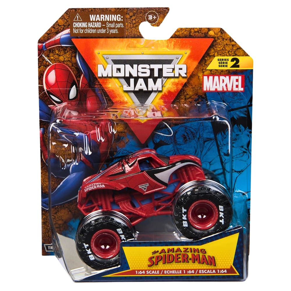 Monster Jam Carro Marvel Serie 2 Escala 1:64 Veículo Sunny