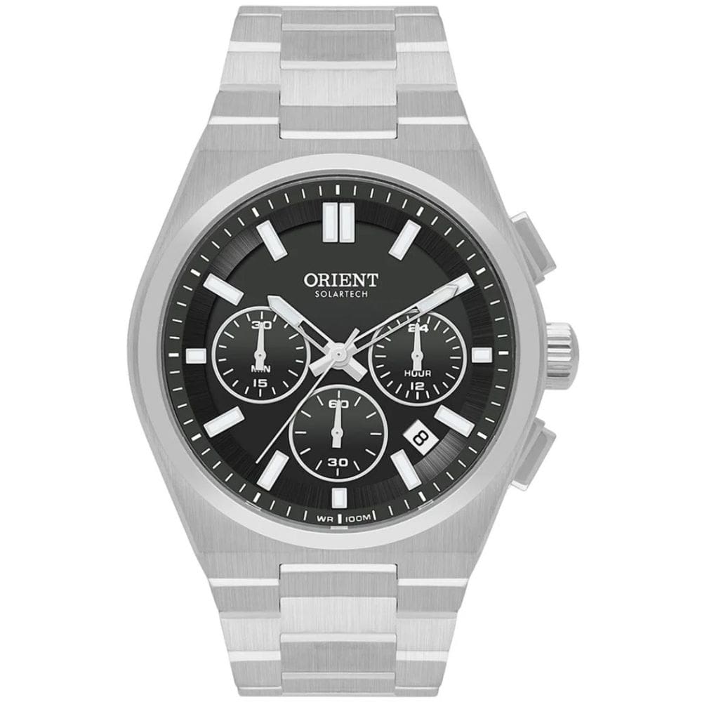 Relógio Orient Masculino Solartech Cronografo Mbssc274 P1sx