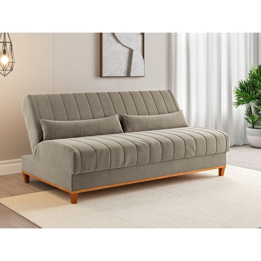 Sofá Cama 180cm Veludo Santorini Viero