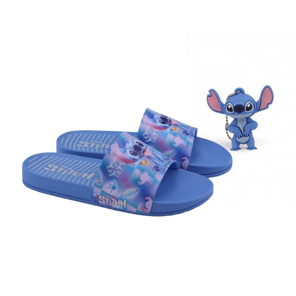Chinelo Infantil Disney Grendene Kids 23406 Stitch com Chaveiro