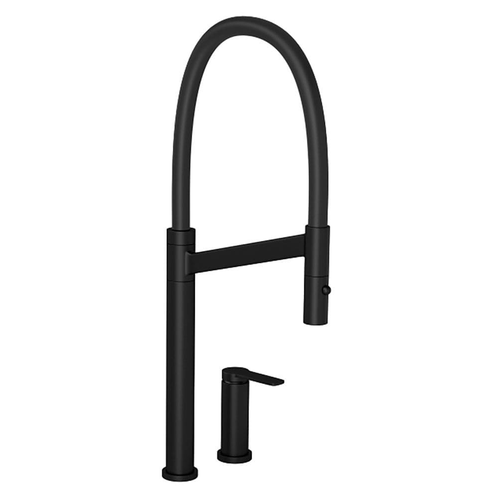 Misturador Monocomando de Mesa Cozinha Bica Movel com Arejador Colore 1/2” Preto Black Matte - 2289.BL.MT.PT