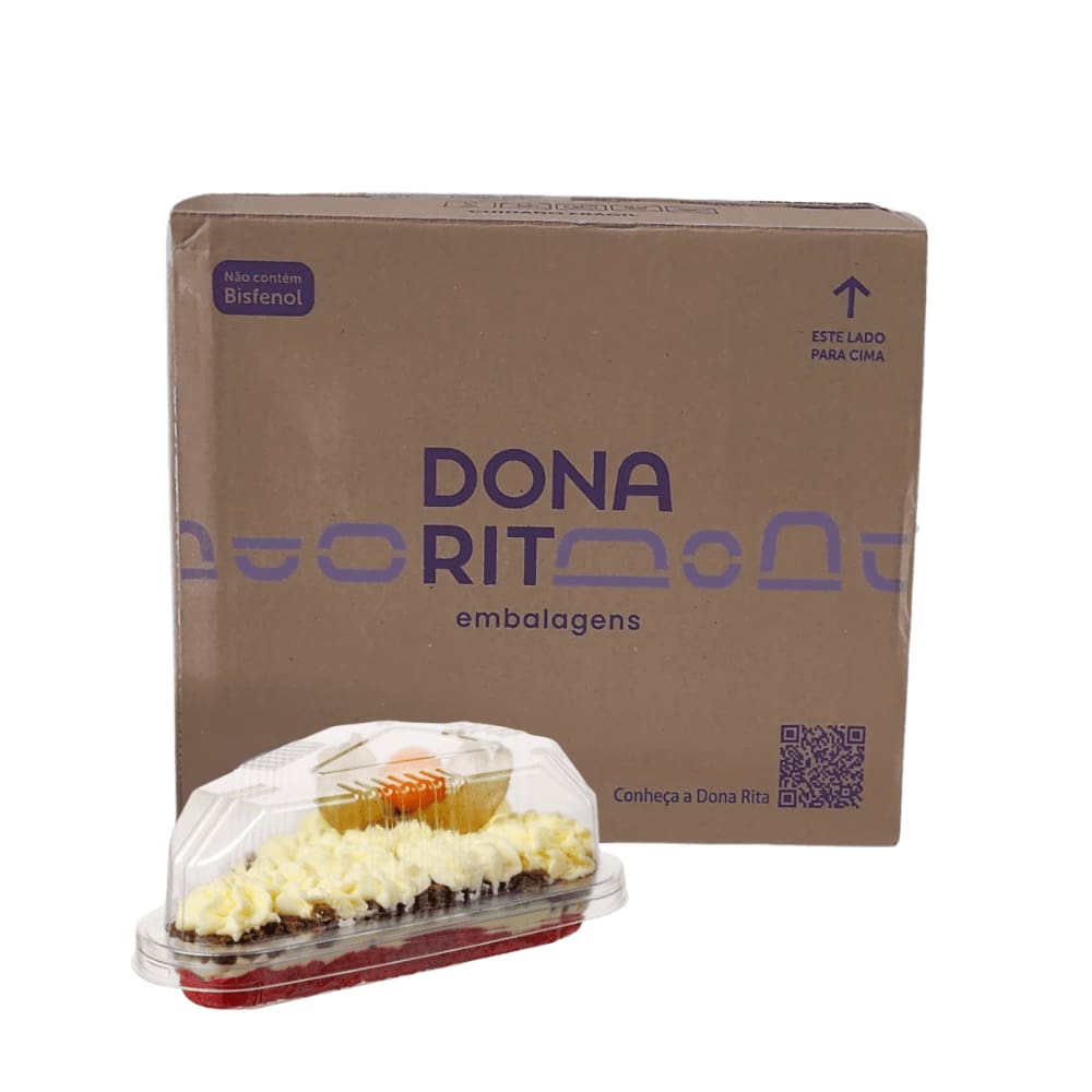 Embalagem Fatia para Bolo ou Torta D630 C/300 Un Dona Rita