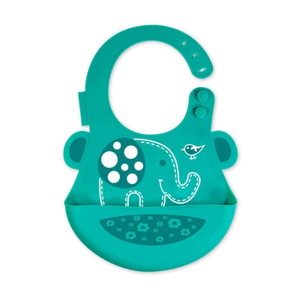 Babador Em Silicone Elefante Ollie - Marcus  Marcus
