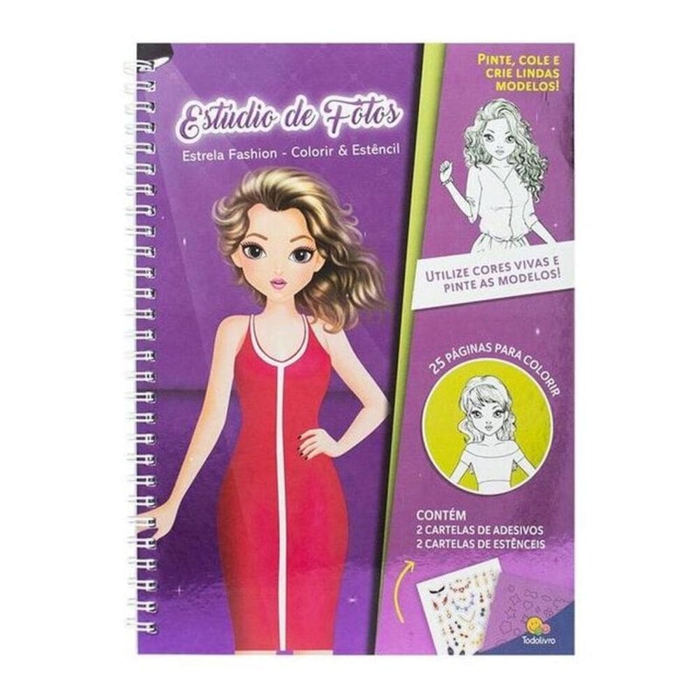 Estrela Fashion - Colorir & Estêncil: Estúdio De Fotos