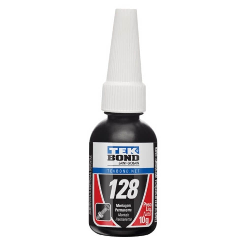 Trava Parafuso Vermelho 10g - AT128 - TEKBOND