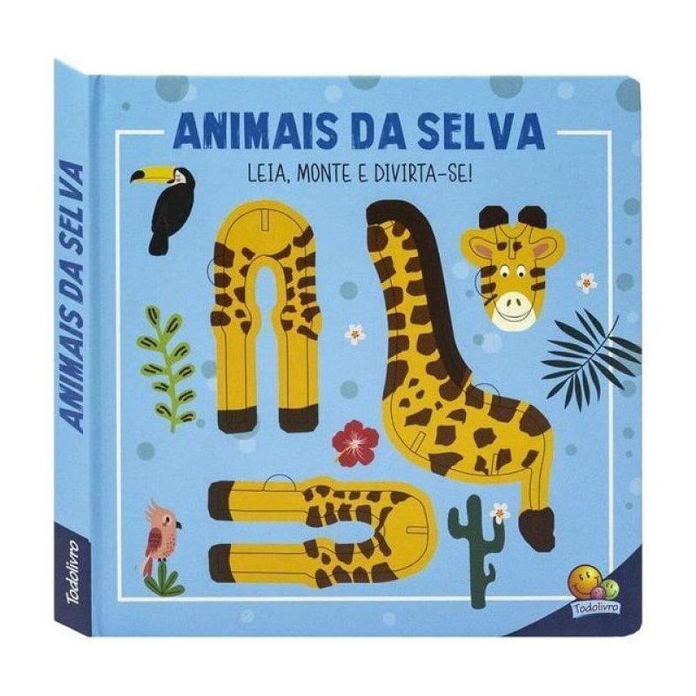 Leia, Monte E Divirta-Se! Animais Da Selva