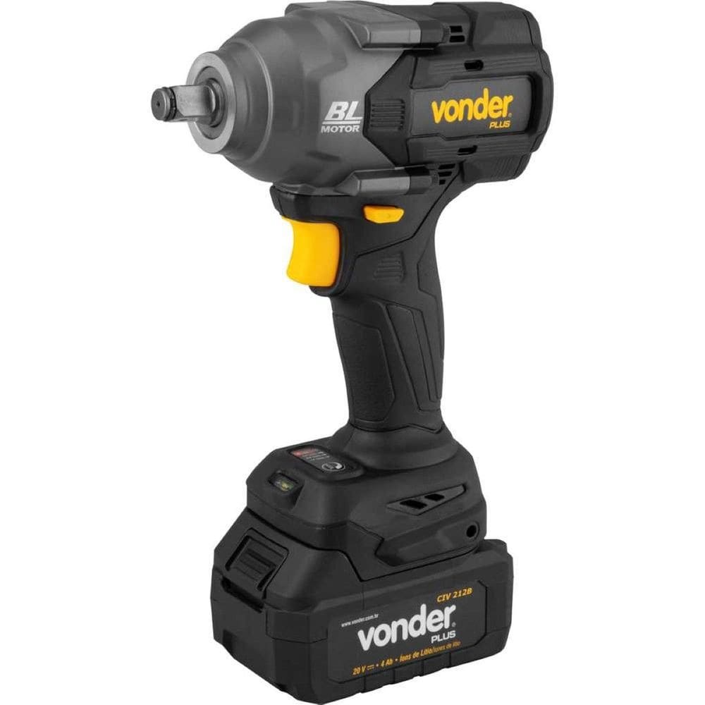 Chave Impacto à Bateria 1/2`` 20V Bivolt CIV212B Vonder Plus