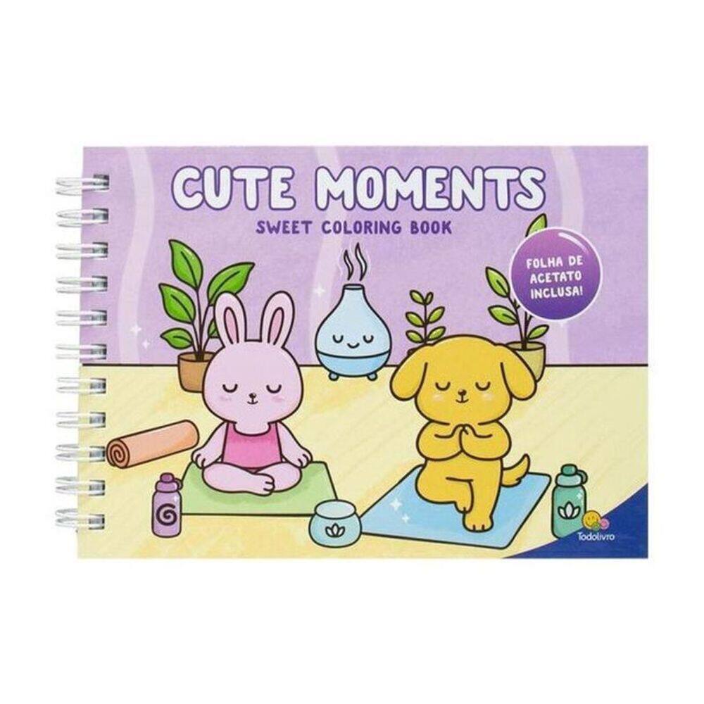 Sweet Coloring Book: Cute Moments