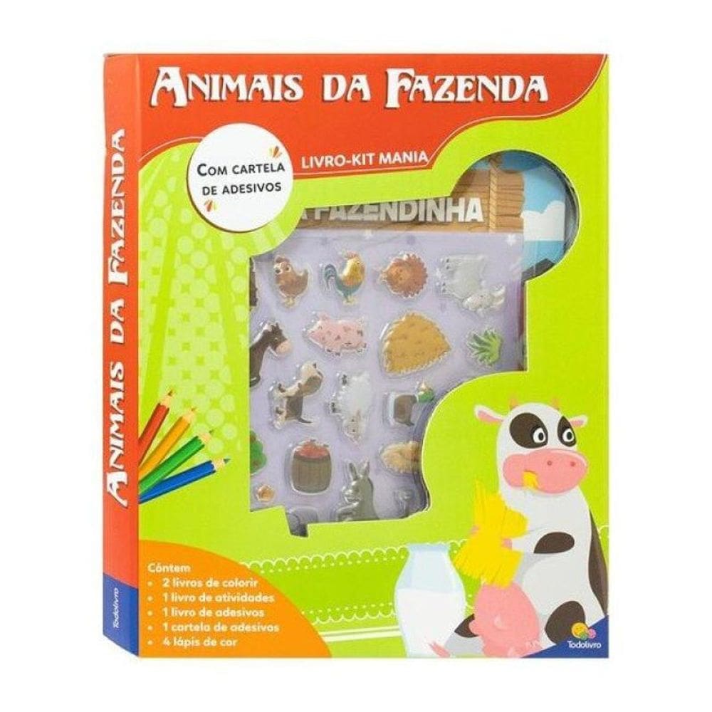 Livro Mania: Animais Da Fazenda