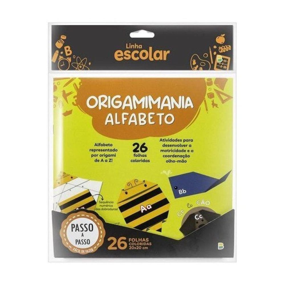 Linha Escolar Origamimania Alfabeto