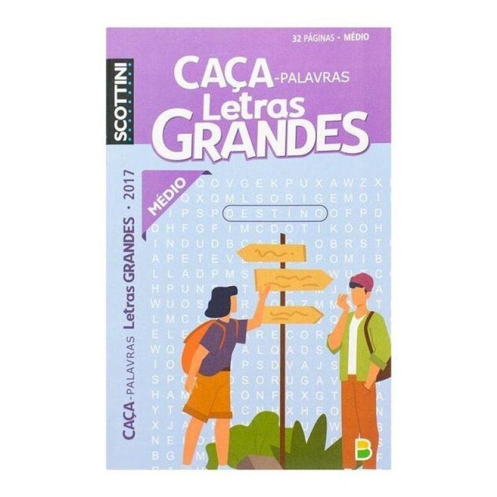 Scottini Caça-Palavras Letras Grandes (32P) N.2017 (Médio)