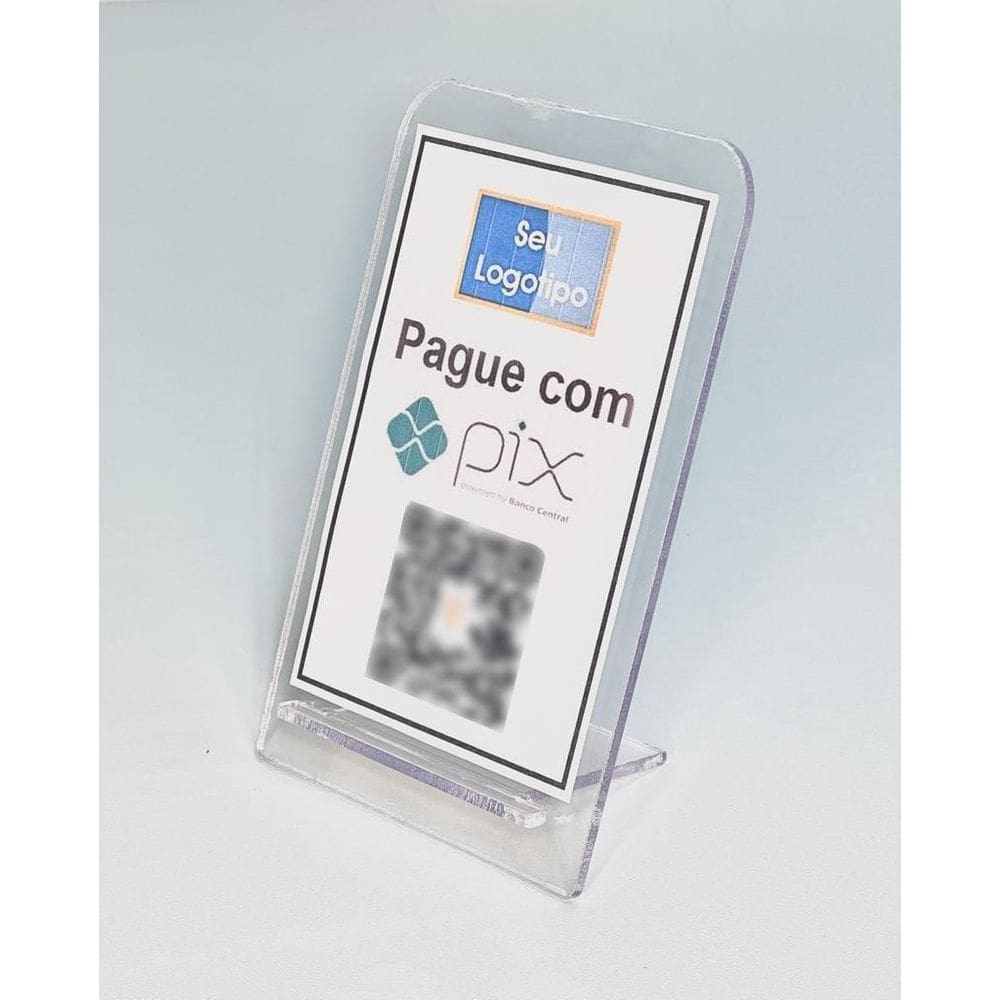 Display Transparente de Mesa - Higiênico e Elegante