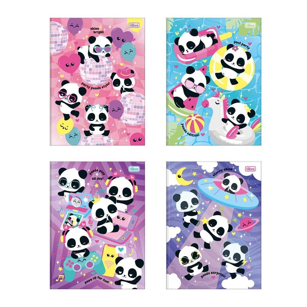 Caderno brochurão universitário 1x1 Lovely Friend Tilibra