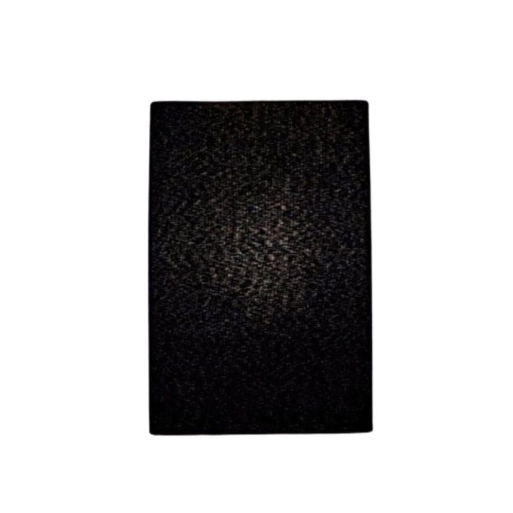 Arandela Retangular Retro Md-2029 Cúpula Em Tecido 18x10x30cm Preto - Bivolt