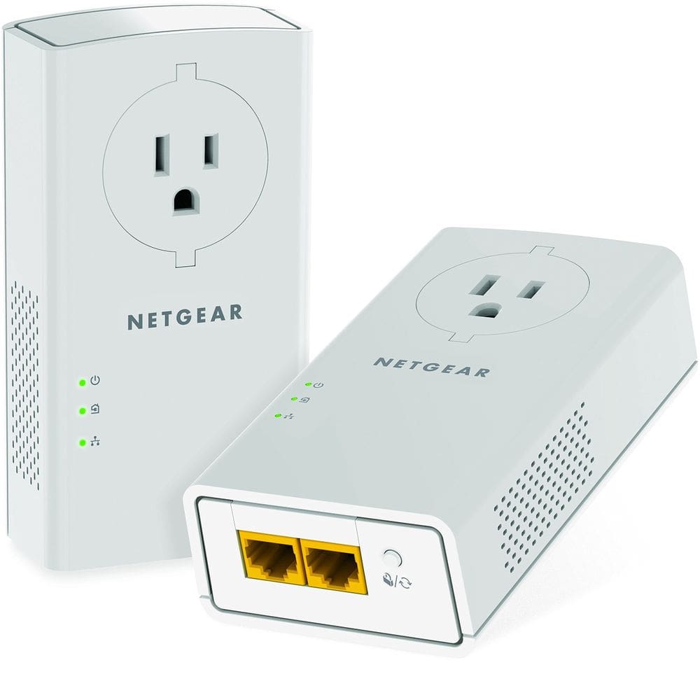 Adaptador Powerline NETGEAR PLP2000-100PAS 2000 Mbps Branco