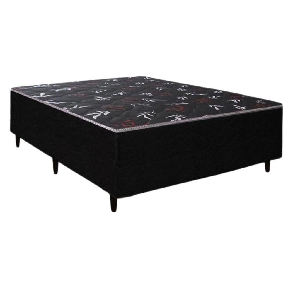 Cama Box Casal Conjugada Ortopédica Preto