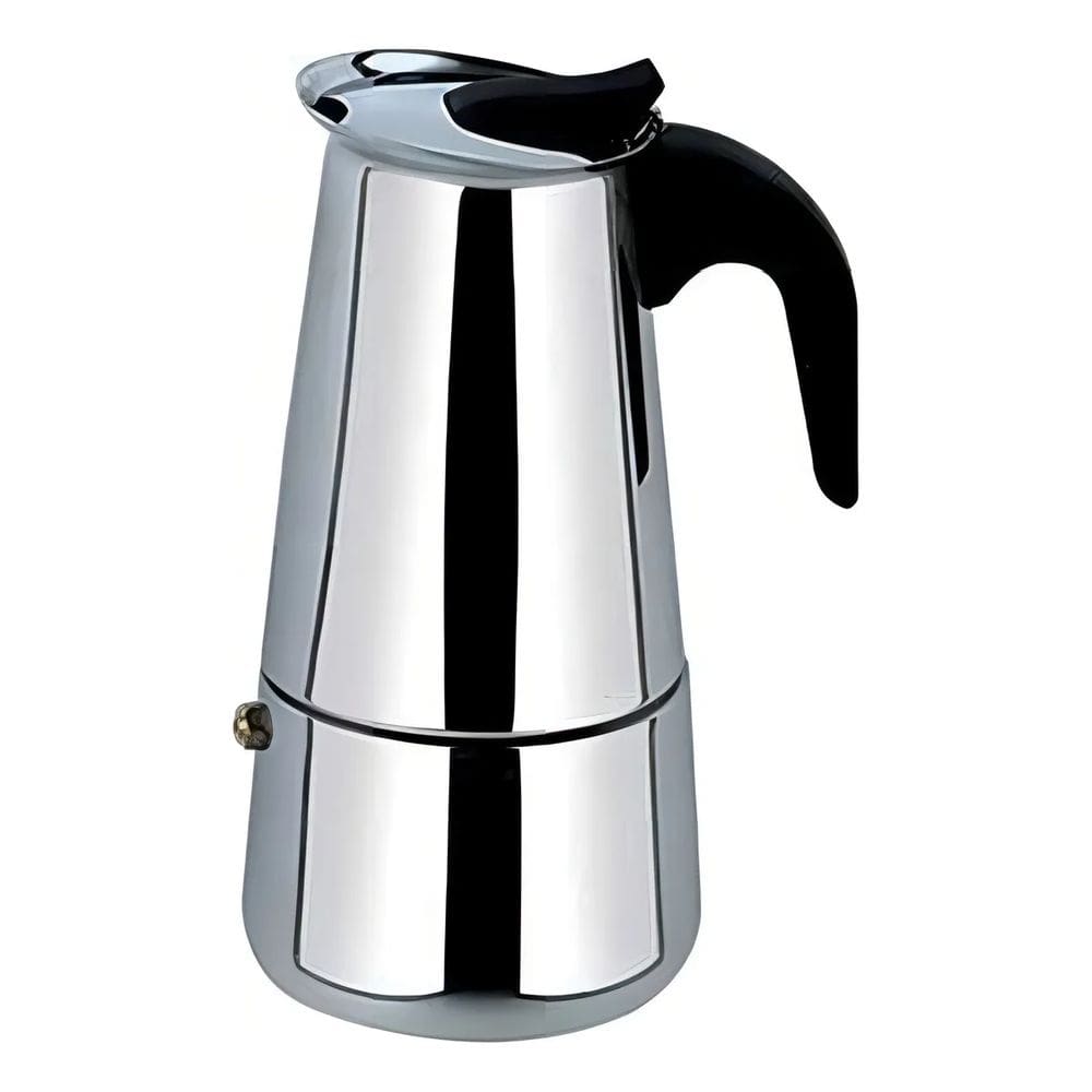 Cafeteira Tipo Italiana Luxo Em Inox Cafe Expresso e Moka 9 Xicaras Kehome