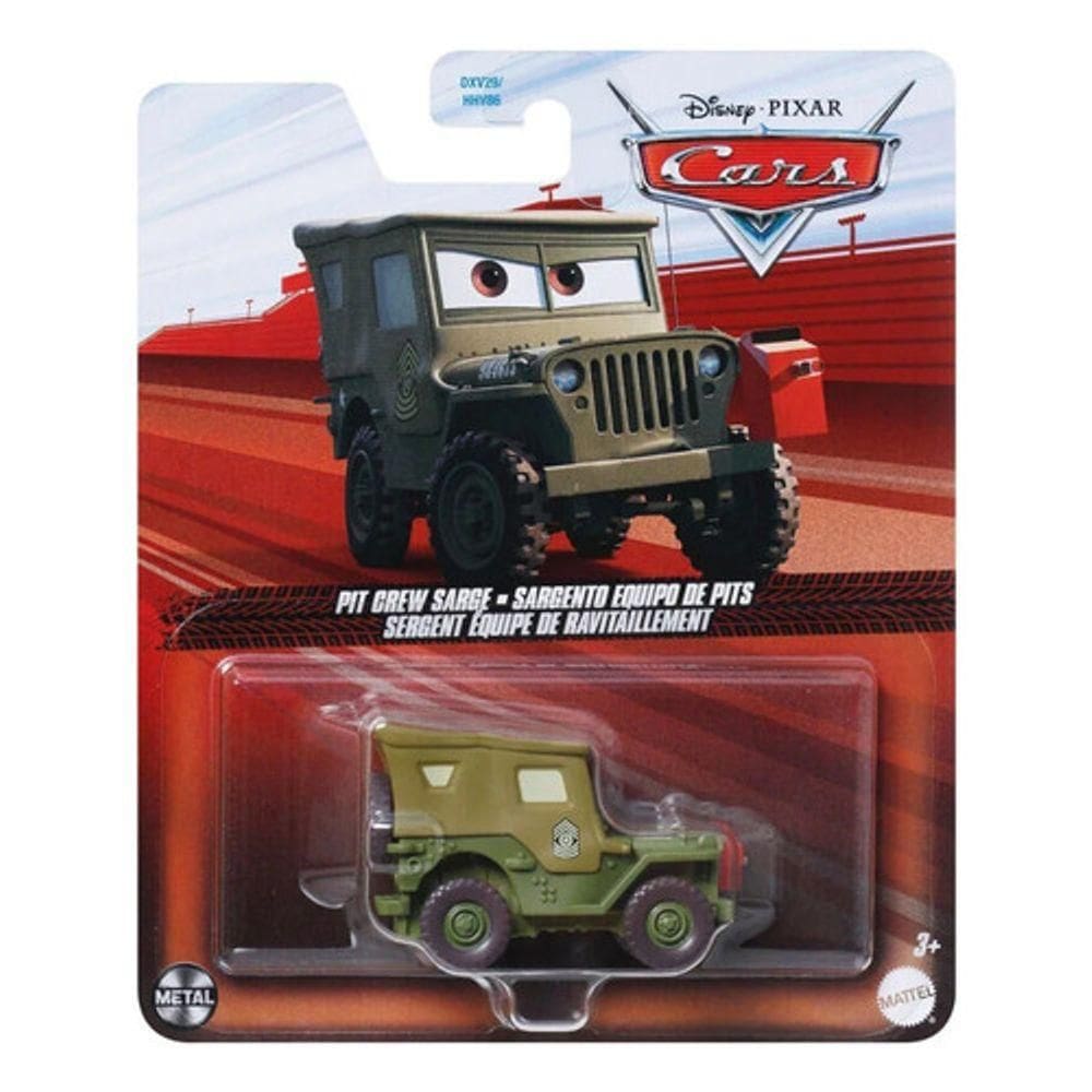 Disney Pixar Carros Sargento Equipo de Pits - Mattel