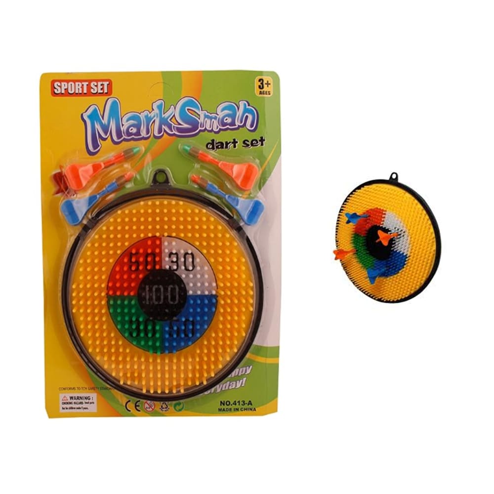 Brinquedo Infantil Jogo Dardos Sem Pontas Grande C/ Alvo