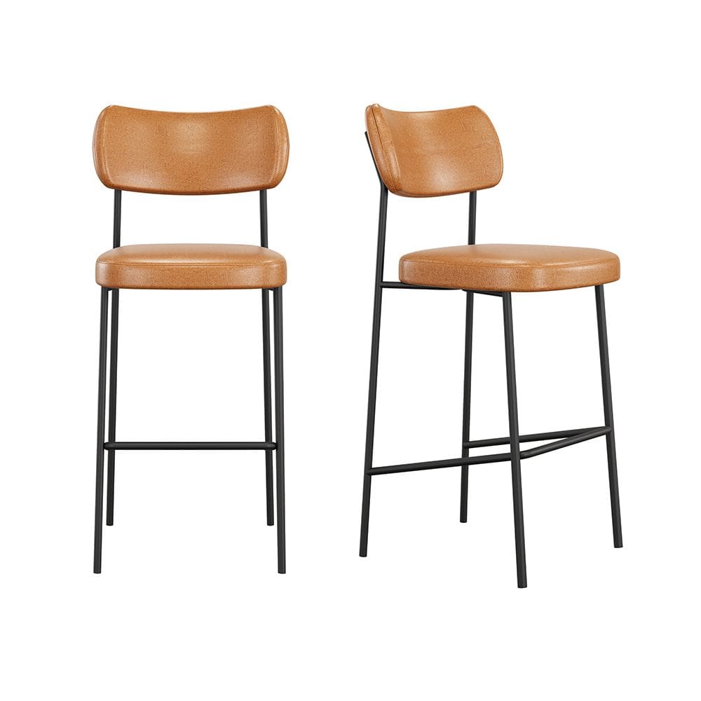 Conjunto 02 Banquetas Altas Mona Courissimo Whisky - SSX Multicoisas