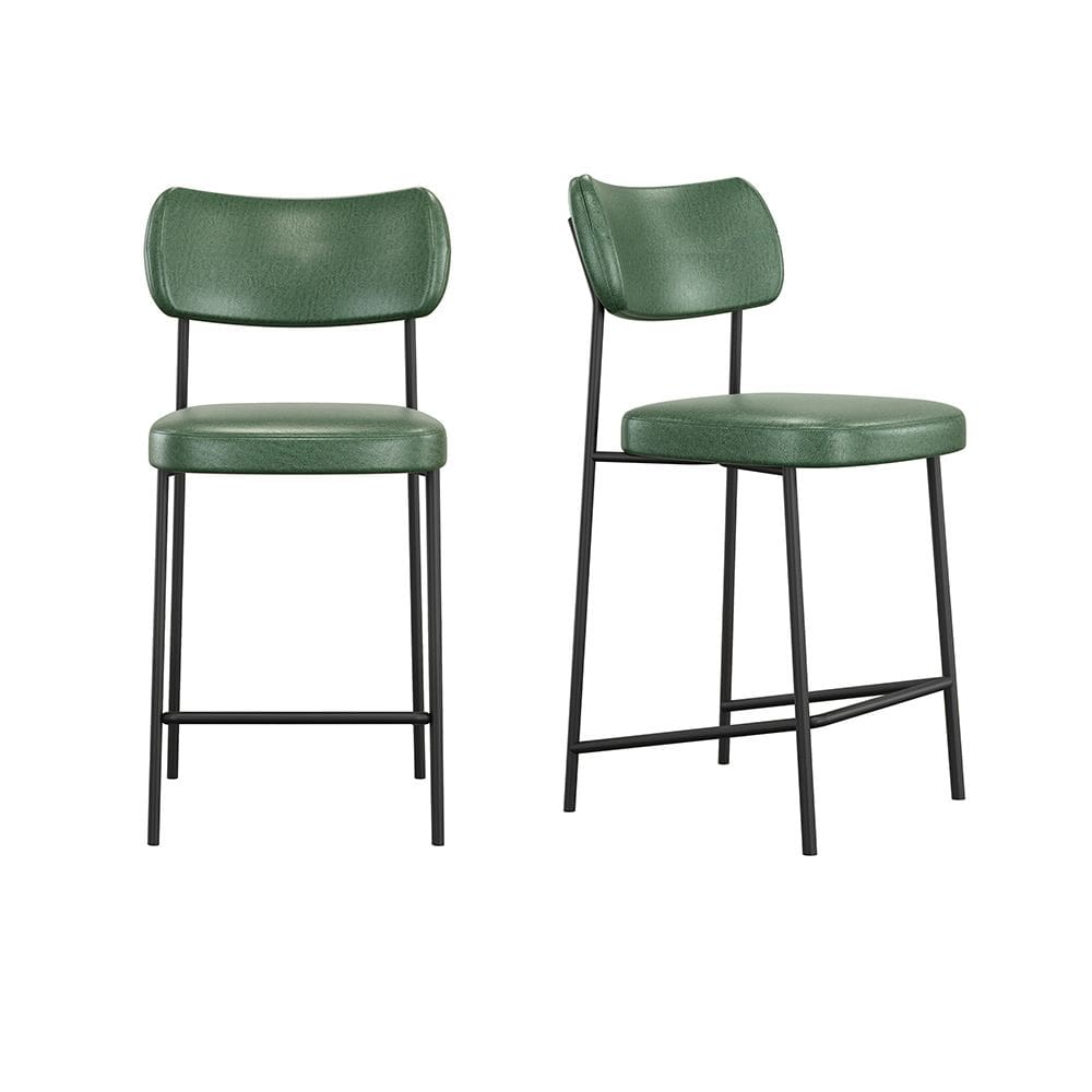 Conjunto 02 Banquetas Medias Mona Courissimo Verde - SSX Multicoisas