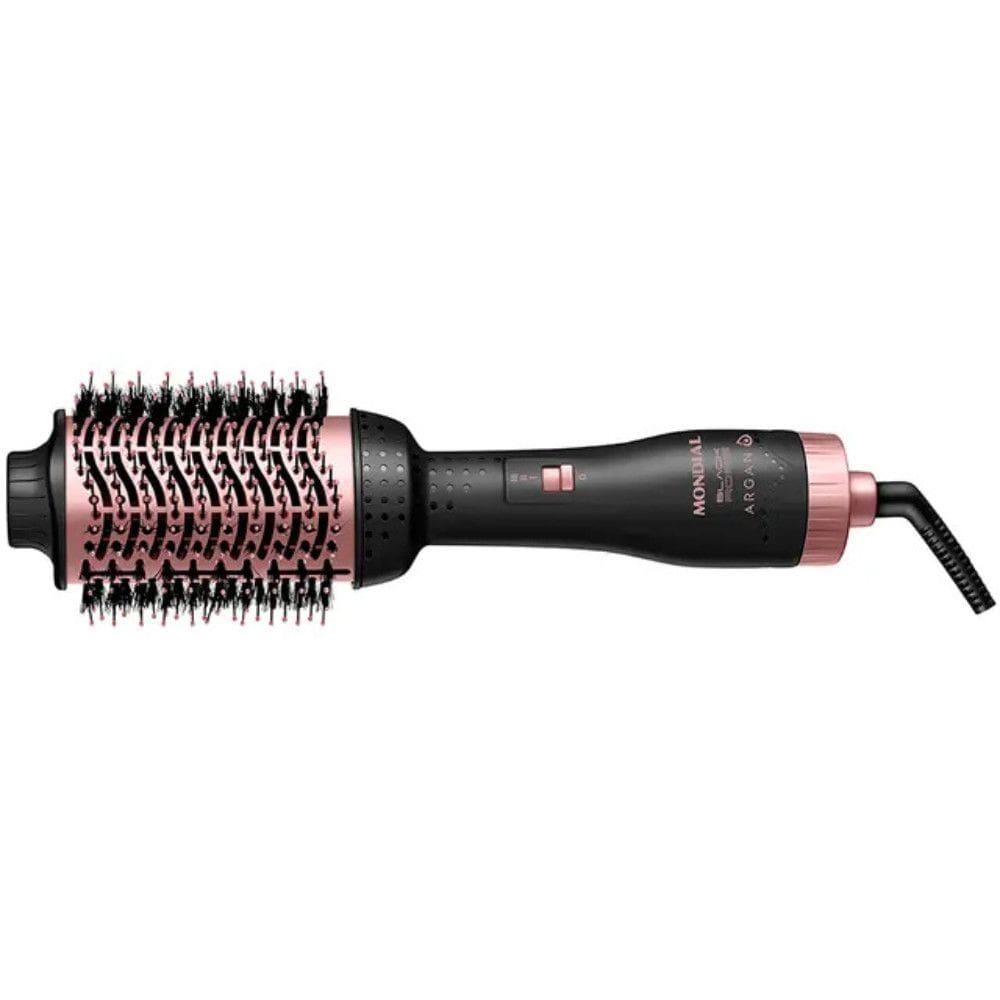 Escova Secadora Black Rose Argan 1 Velocidade 3 Temperaturas 1200W Mondial