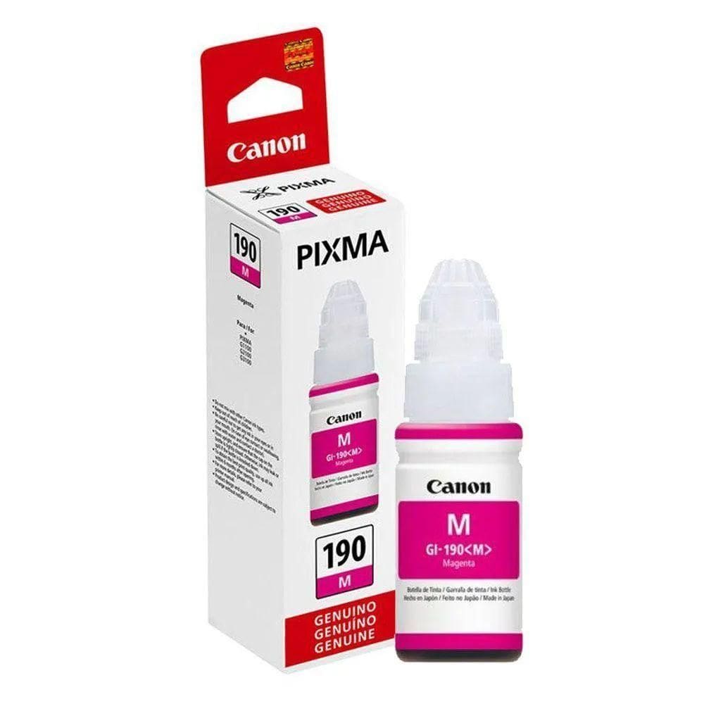Tinta Impressora autêntico Canon Gi-190 Magenta 70ml