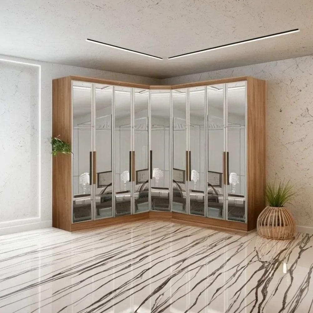 Modulado Espelhado 9 Portas Linea-cumaru Novo Horizonte