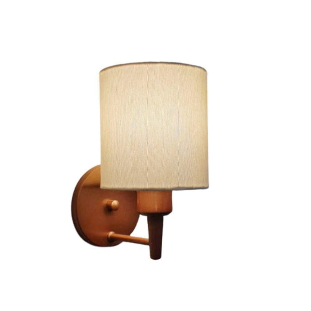 Arandela Cilíndrica Vivare Md-2009 Cobre Cúpula Em Tecido - Bivolt Cobre-algodão-crú 127/220v