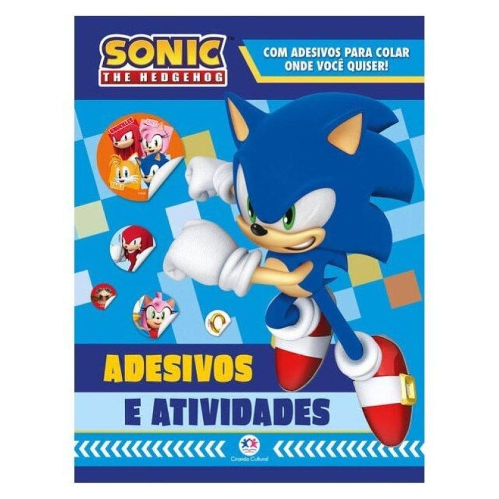 Sonic - Adesivos E Atividades