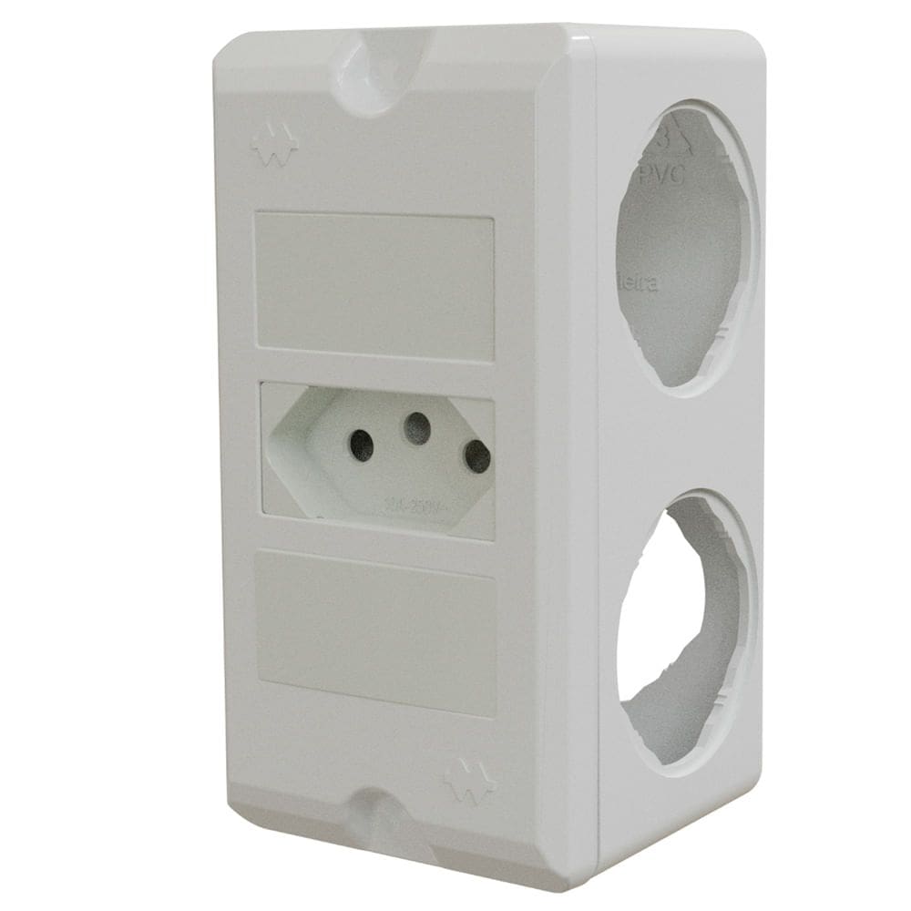 Tomada de 10 Amperes Poliwetzel PVC - E017212027 - WETZEL