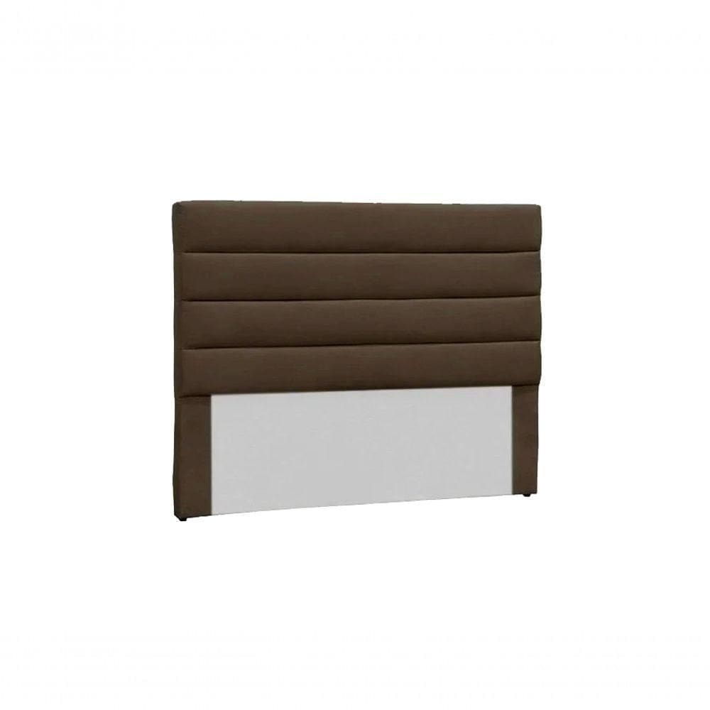 Cabeceira Estofada Cama Box Casal 160cm Berlin - Mhs Marrom
