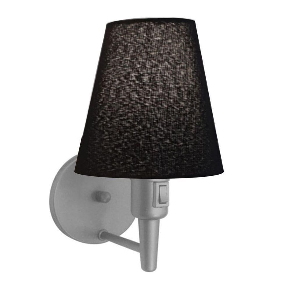 Lustre Pendente Quadrado Vivare Md-4006 Cúpula Em Tecido 21/50x50cm - Bivolt Cinza-preto 110v/220v