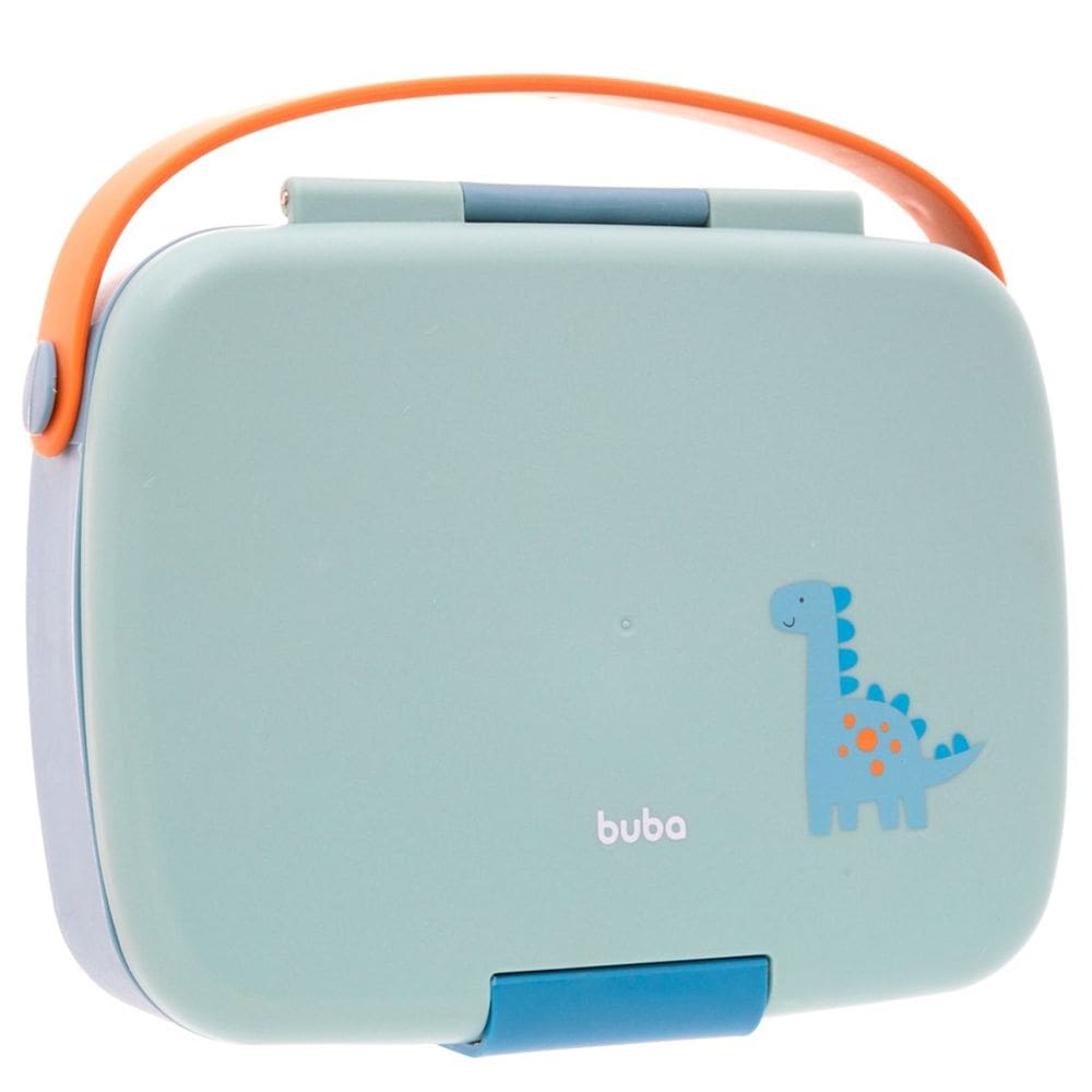 Pote Bentô Box Magic para Lanches Quente Frio 1200ml Talheres em Aço Inoxidável Buba