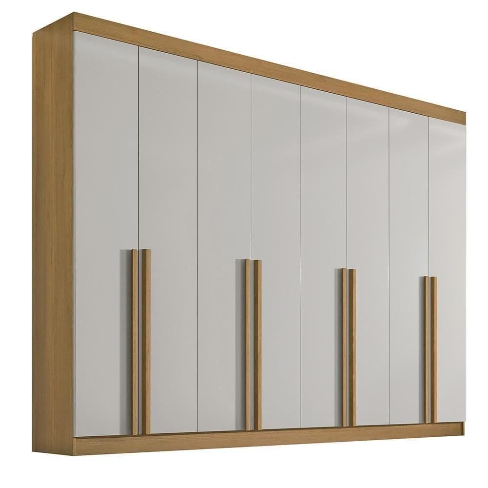 Guarda Roupa Daymont Cinamomo Off White 8 Portas 8 Gavetas D?doro