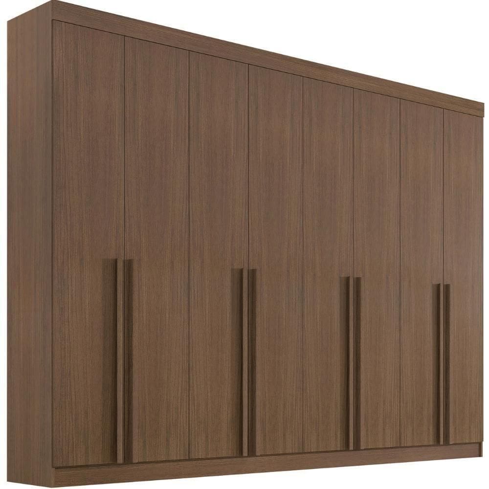 Guarda Roupa Daymont Castanho 8 Portas 8 Gavetas D?doro