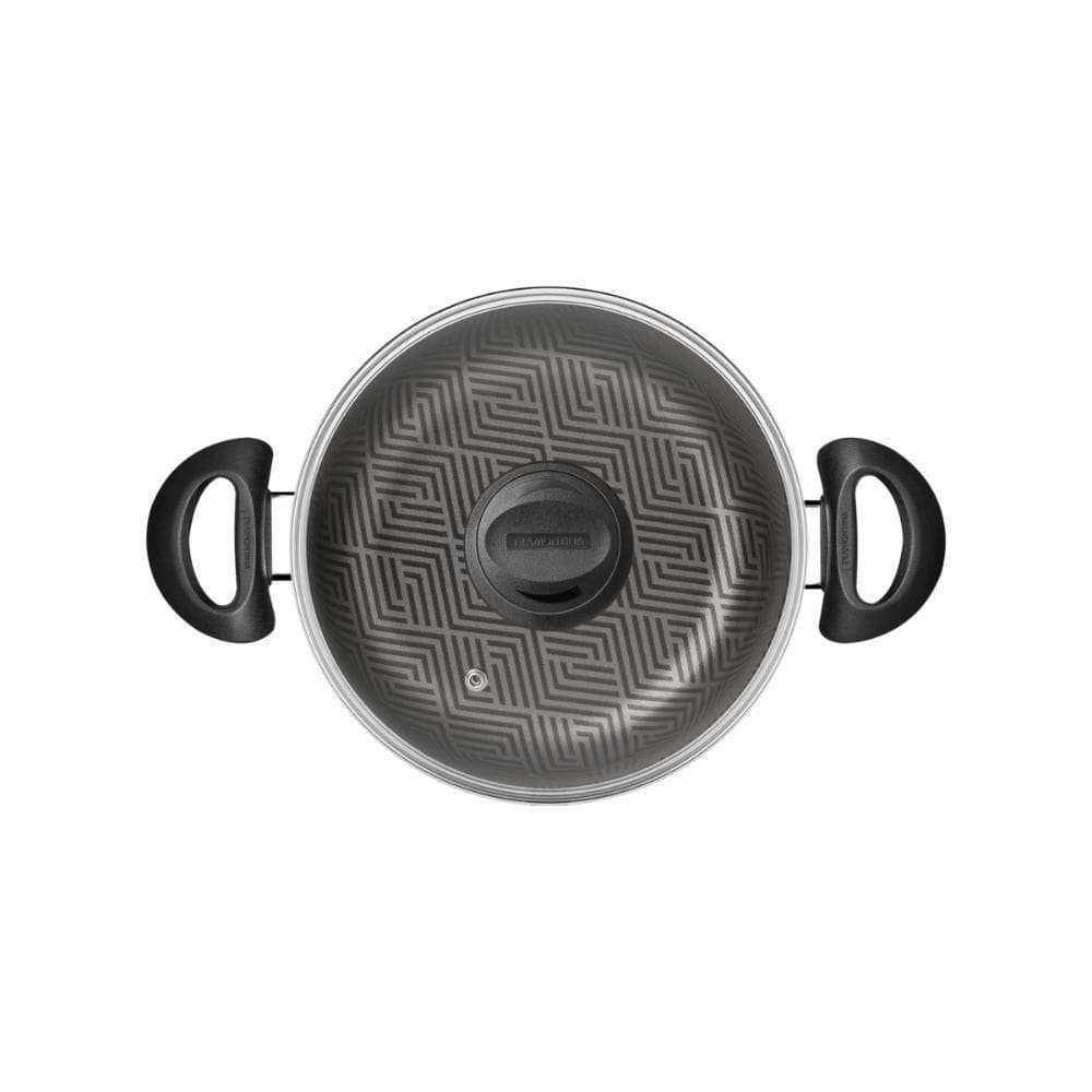 Caçarola Tramontina Paris Antiaderente Starflon Com Tampa D