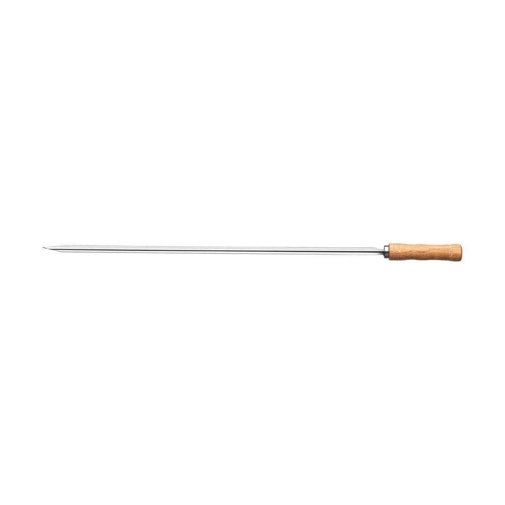 Espeto Para Churrasco Tramontina Com Lâmina Em Aço Inox E Cabo De Madeira 85 Cm Tramontina