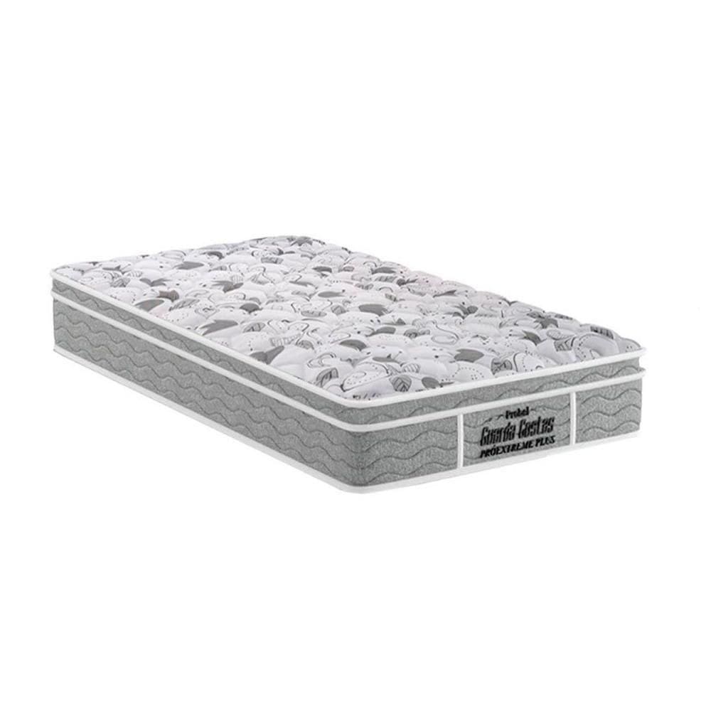 Colchão Solteiro Ortopédico D45 - Ep Anatômico Guarda Costas Próextreme Plus Euro Pillow Gray (88x188x24) - Probel