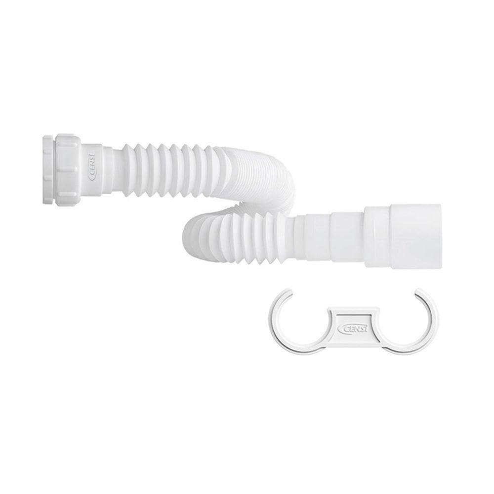 Sifão Sanfonado Extensível Censi 74cm Branco