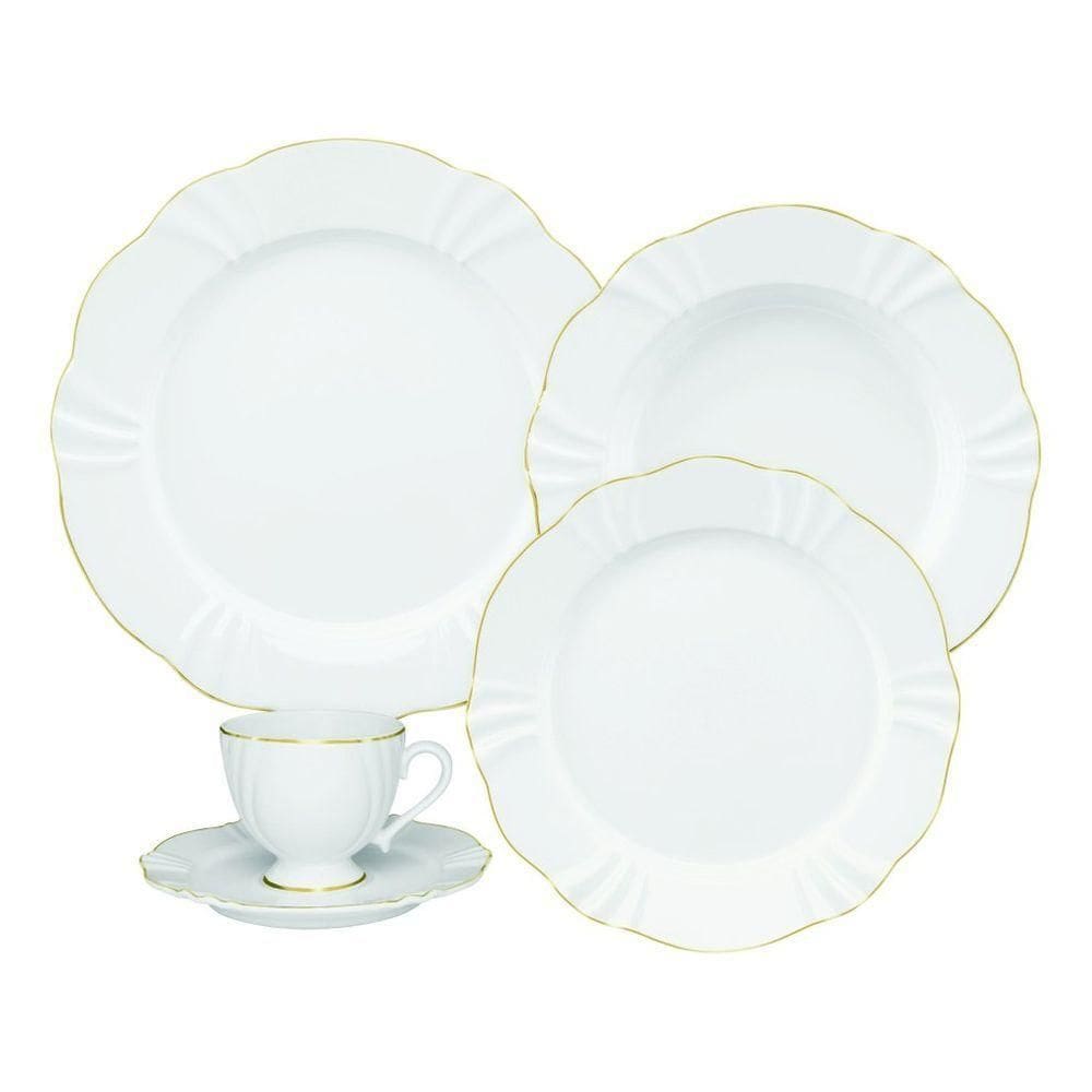 Jogo De Jantar Em Porcelana Soleil Com 30 Peças Oxford Victoria