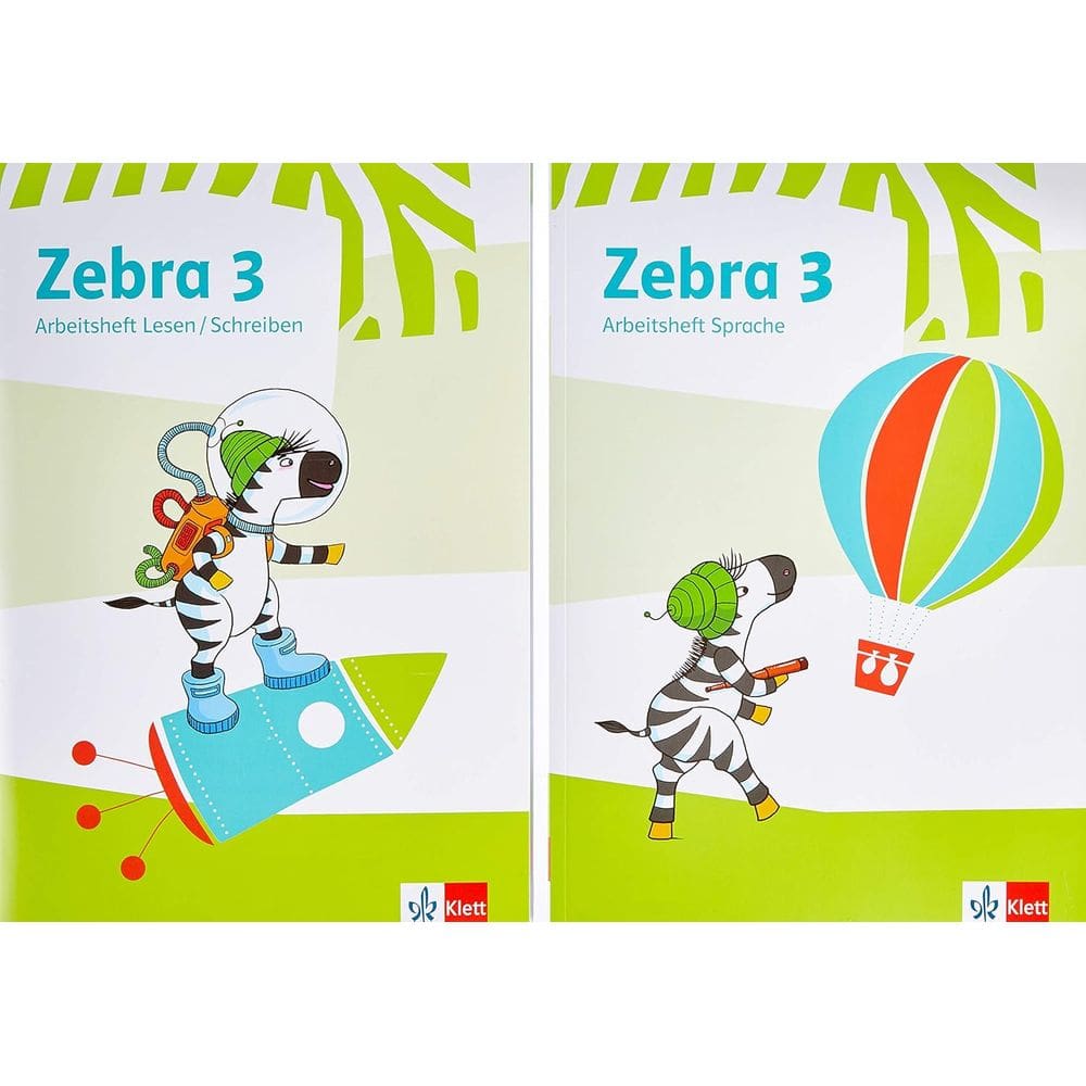 Zebra 3: Paket: Arbeitsheft Lesen/Schreiben und Arbeitsheft Sprache Klasse 3