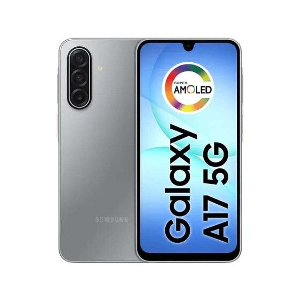 Smartphone Samsung Galaxy A17 5G 128GB - Cinza, RAM 4GB, Tela 6.7”, Câmera Tripla 50MP + Selfie 13MP