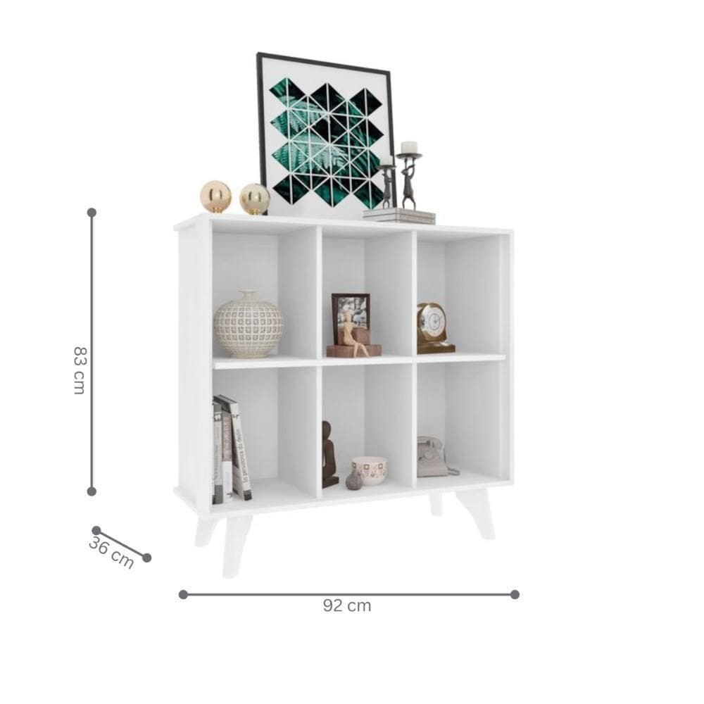 Rack Multiuso Nebraska Branco