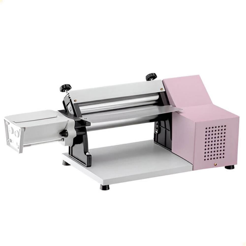 Cilindro Laminador Elétrico Malta 28 Cm Com Cortador de Talharim Rosa 220V 3127004